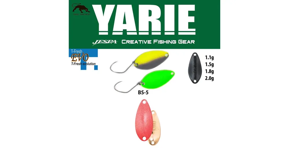 Beperkte Voorraad Yarie 710T T-Fresh Evo 1,5gr BS-5 Matte Red kanál villantó