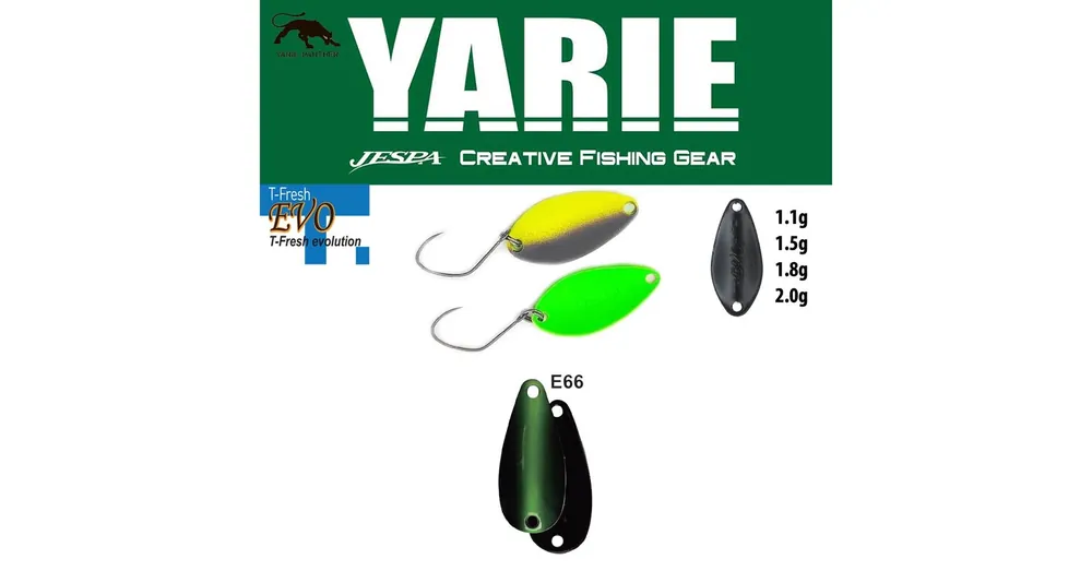 Yarie 710T T-Fresh Evo 1,5gr E66 Fits Green kanál villantó Must-Have