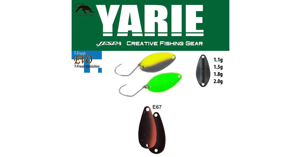 Nu Kopen Yarie 710T T-Fresh Evo 1,5gr E67 Winner Brown kanál villantó