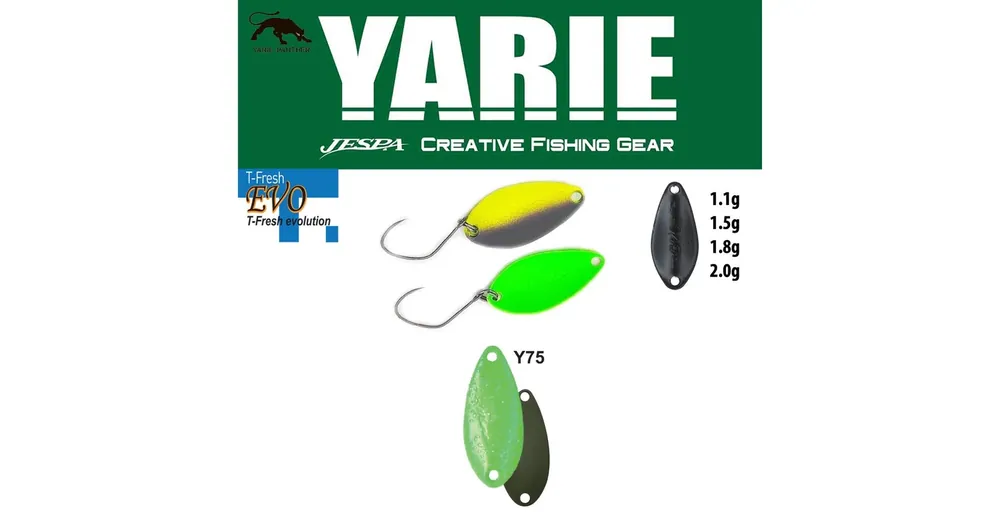 Alleen Vandaag Yarie 710T T-Fresh Evo 1,5gr Y75 Green Hololume kanál villantó