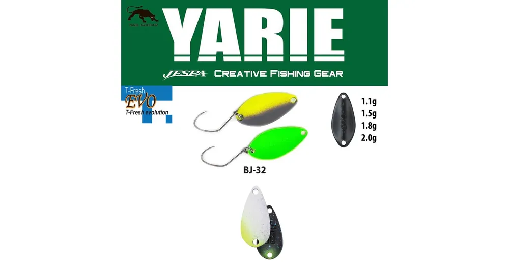 Yarie 710T T-Fresh Evo 2,0gr BJ-32 Hayato SP kanál villantó Flitsaanbieding
