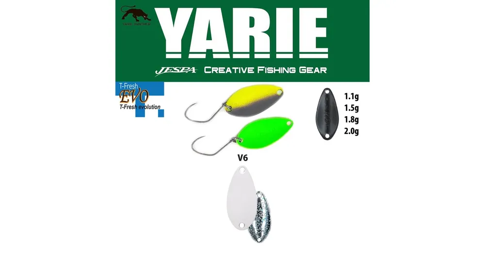Veilige Betaling Yarie 710T T-Fresh Evo 2,0gr V6 Uzagin kanál villantó
