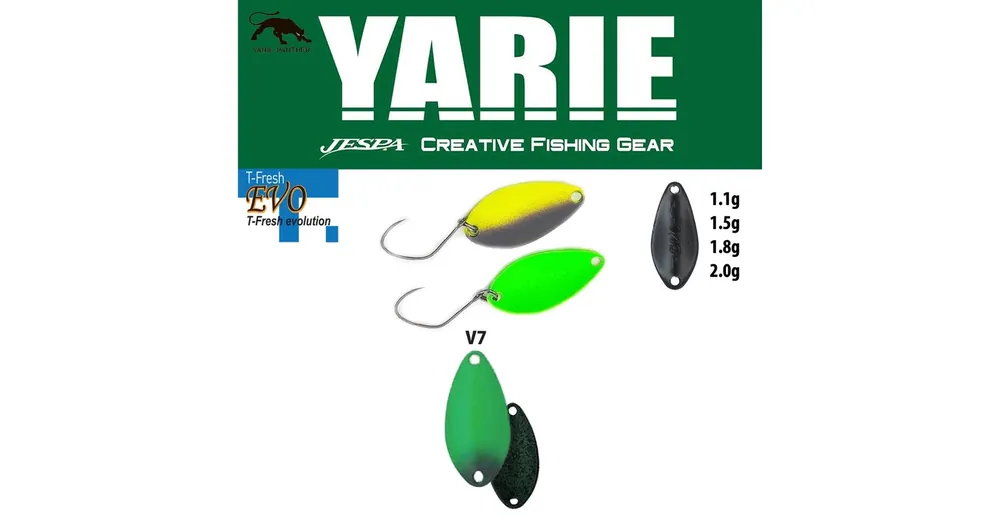 Yarie 710T T-Fresh Evo 2,0gr V7 Olive Mint kanál villantó Nieuw