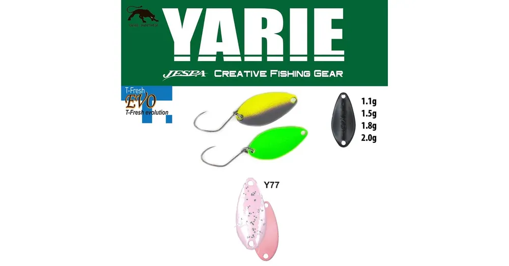 Yarie 710T T-Fresh Evo 2,0gr Y77 Sakura kanál villantó Seizoensaanbieding