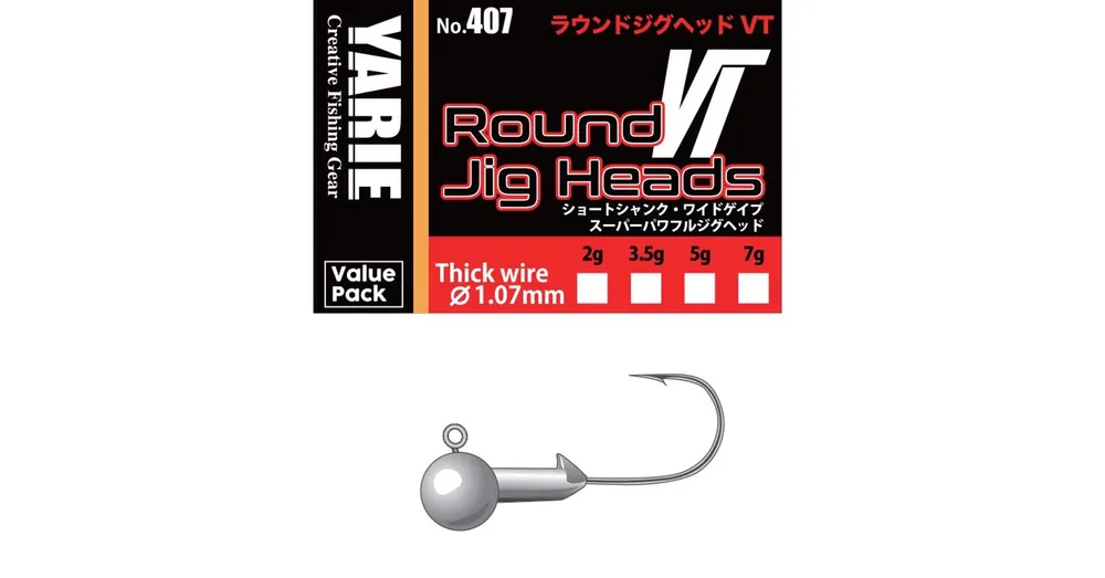 Shop Nu Yarie 407 Round VT Thick Wire 3/0 5,0gr jig fej