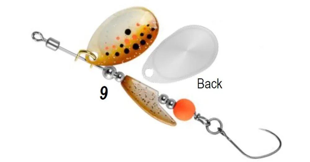 Rapture Axis Spinner 2.5g 9, körforgó villantó Laatste Kans