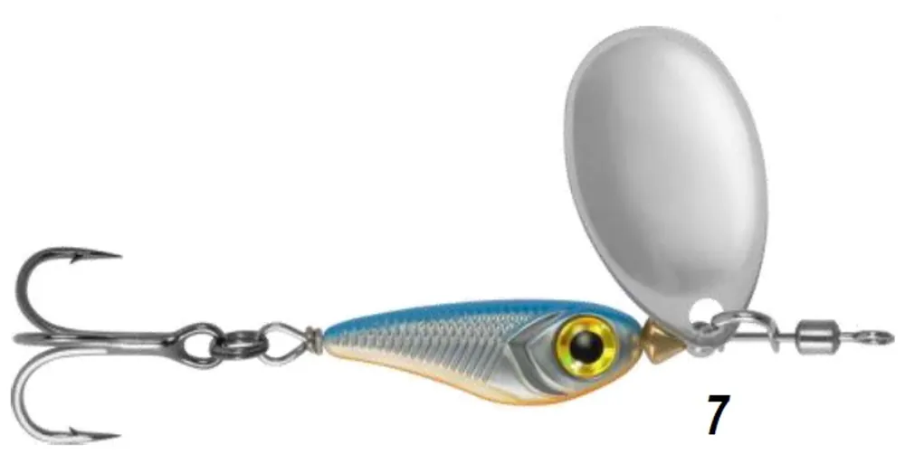 Uitverkoop Rapture Crazy Spinner Minnow 7g 7