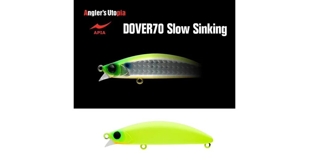 Apia Dover 70 Slow Sinking 70mm 10gr 05 All Chart wobbler Hoge Kwaliteit