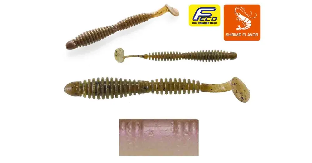Laatste Versie Tiemco Locoism Flexy Shad 3" 7,6cm 226 Purple Smelt lágy műcsali