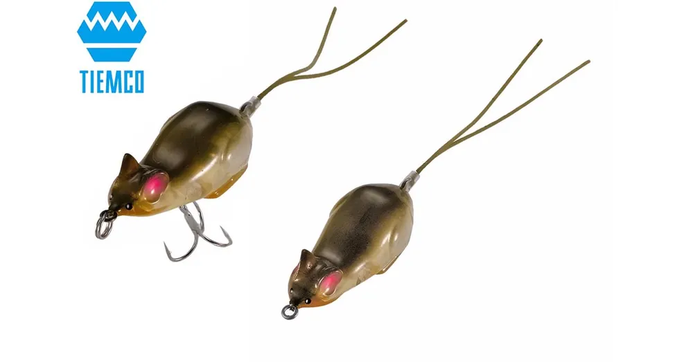 Tiemco Wild Mouse Mini Hard 3,5cm 2,5gr 04 Clear Moss Green egér utánzat Tijdelijk Beschikbaar