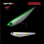 Apia Argo 105 16gr 105mm 06 White Night wobbler Exclusieve Aanbieding
