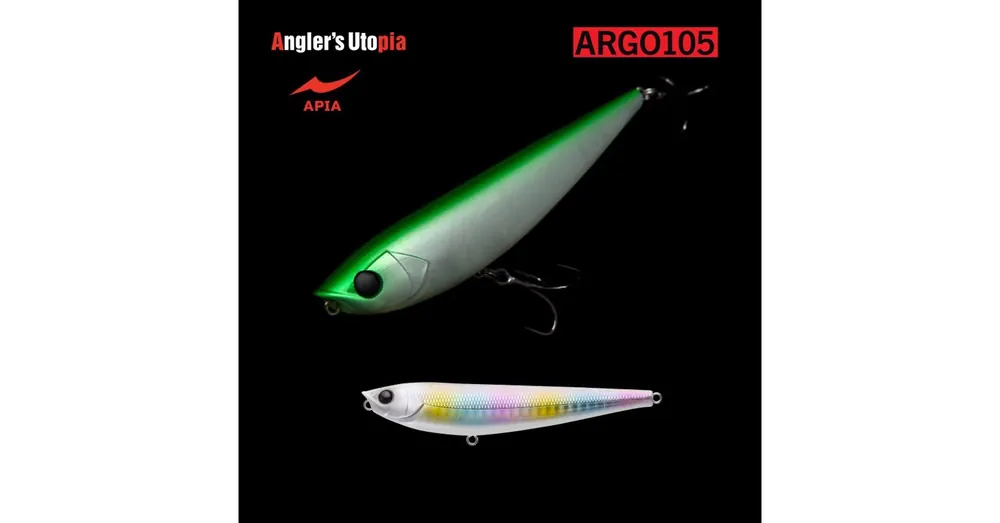 Apia Argo 105 16gr 105mm 06 White Night wobbler Exclusieve Aanbieding