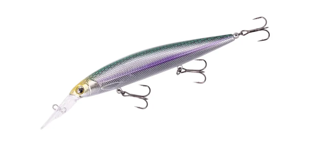 Major Craft Ceana Jerkbait 110SPM Middle 11cm 17gr 001 Blue Back Silver wobbler Goedkoop