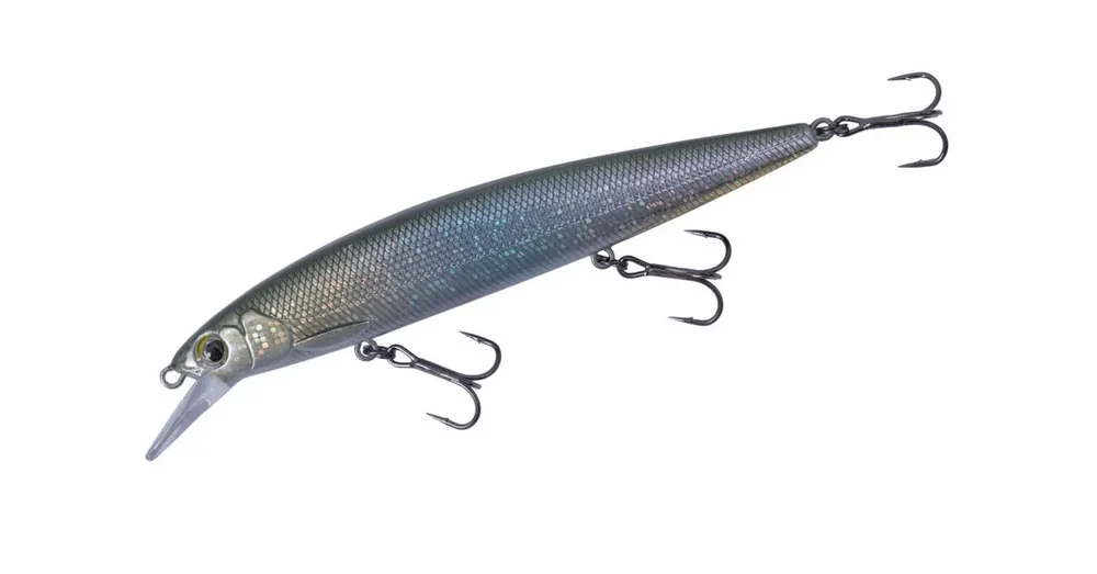 Major Craft Ceana Jerkbait 110SPS Shallow 11cm 16gr 002 Green Back Silver wobbler Rechtstreeks Van De Fabrikant