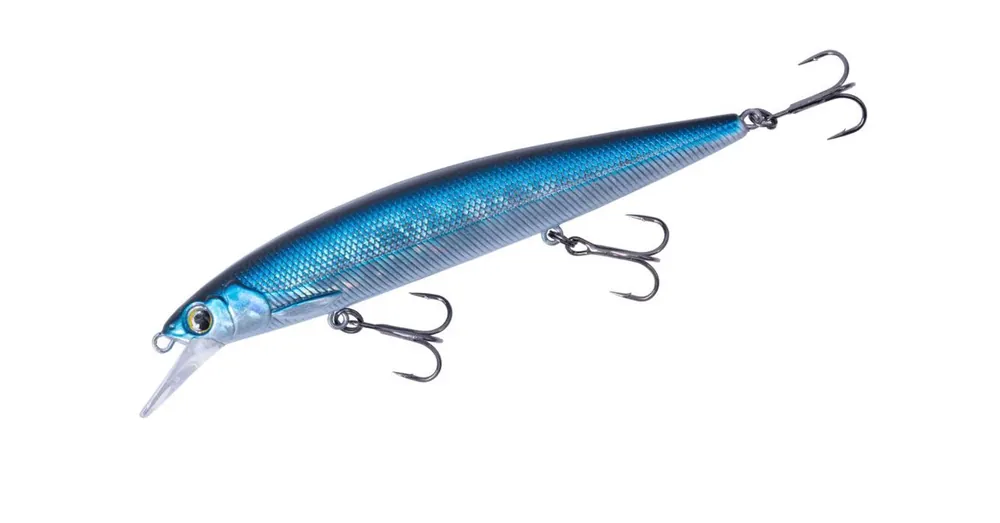 Major Craft Ceana Jerkbait 110SPS Shallow 11cm 16gr 021 Black Sapphire wobbler Snelle Levering