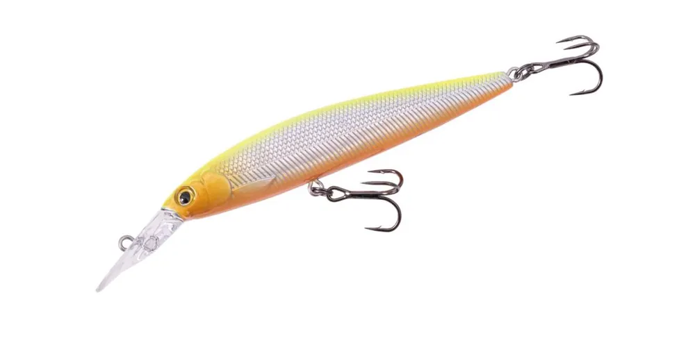 Aanbieding Major Craft Ceana Jerkbait 90SPM Middle 9cm 11gr 012 Chartreuse wobbler