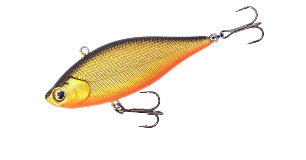 Veilige Betaling Major Craft Ceana Vib 75 6.5cm 21gr 024 Black Back Gold wobbler