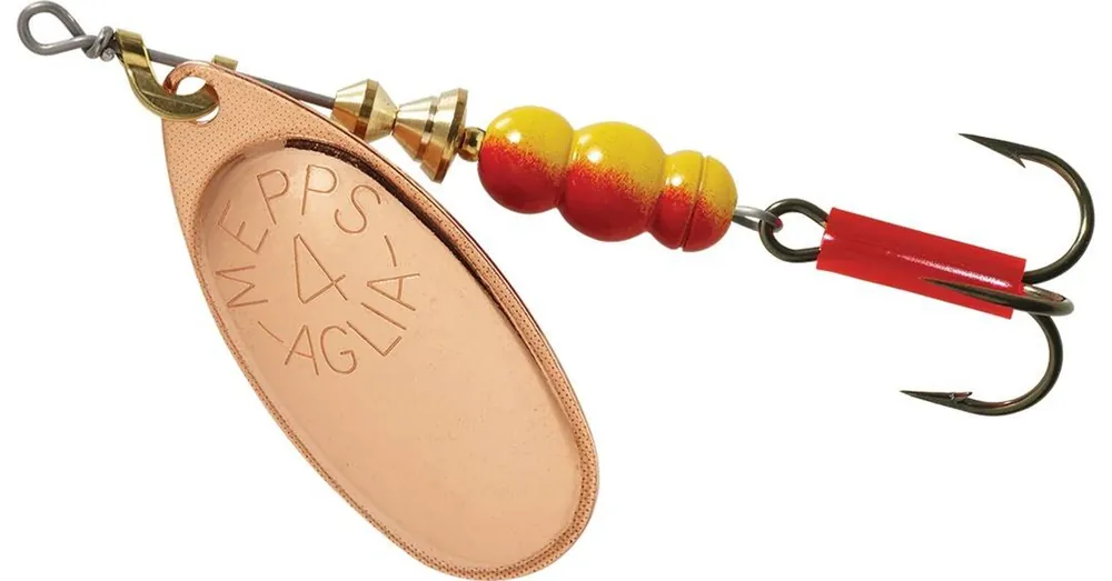 Mepps Aglia Nr.4 bronz 9g körforgó villantó Gratis Retour
