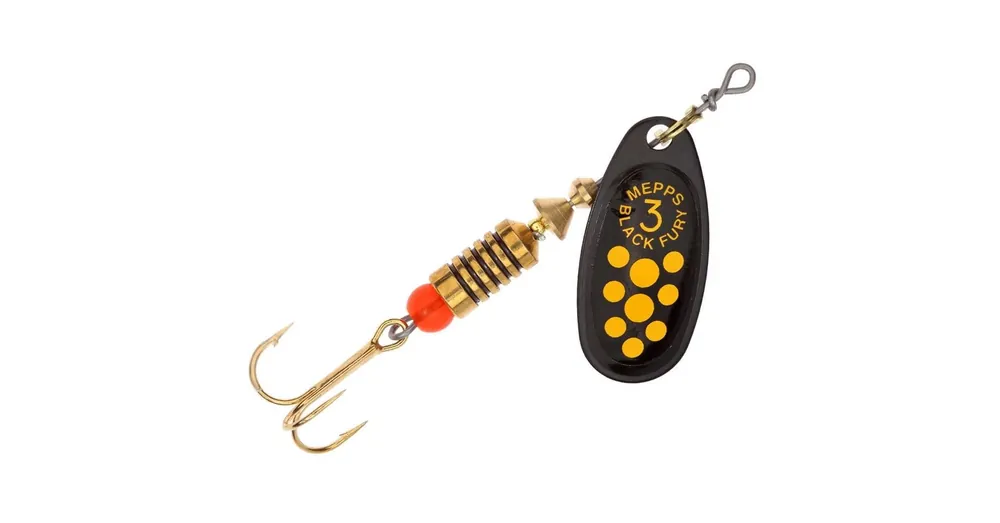 Mepps Black Furry Nr.3 orange/fekete 6,5g körforgó villantó Dagaanbieding