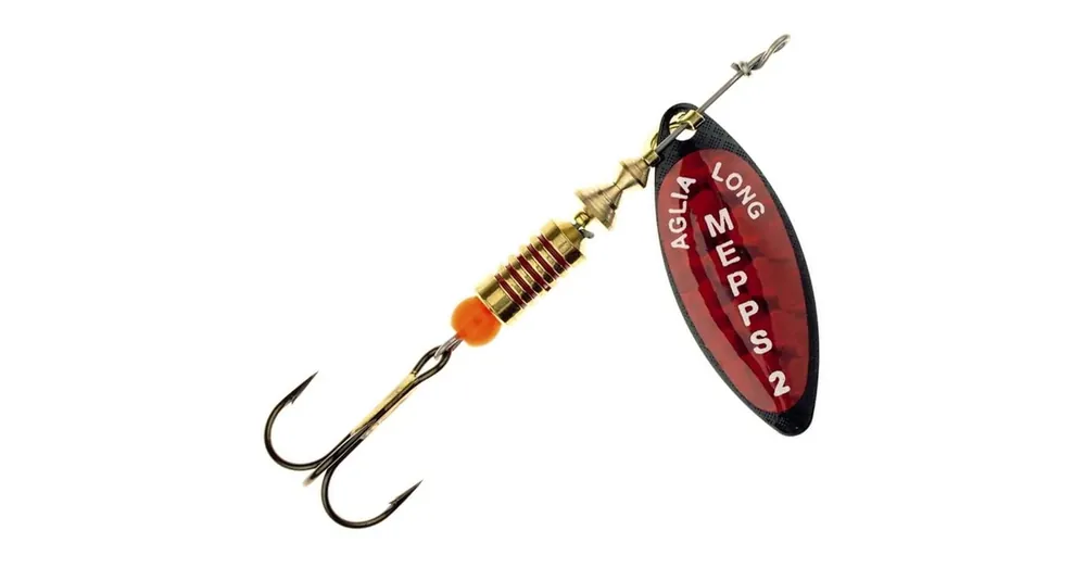 Mepps Long Rainbo/Redbo Nr.1 fekete/piros 3,5g körforgó villantó Premium