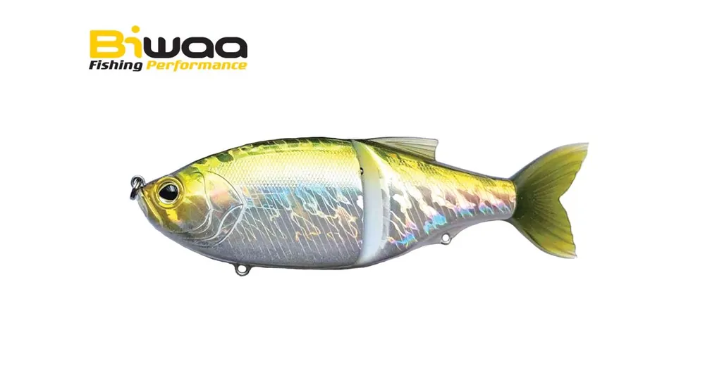 Biwaa Glidebeast 145S 14.5cm 57gr D019 Dos Vert wobbler Populair