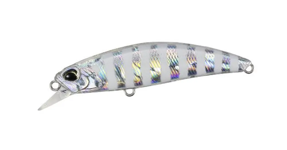 Duo Spearhead Ryuki 60S SW 6cm 6.5gr GJA0101 Zebra Glow wobbler Direct Verzonden