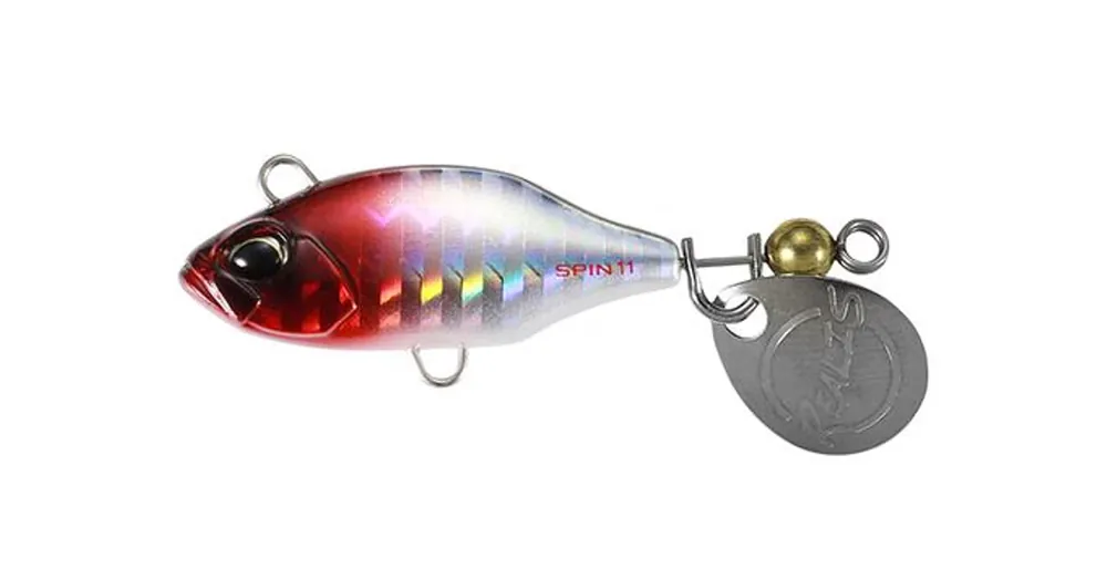 Rechtstreeks Van De Fabrikant Duo Realis Spin 38 SW 3.8cm 11gr GHA0574 Holo Red Head GB wobbler