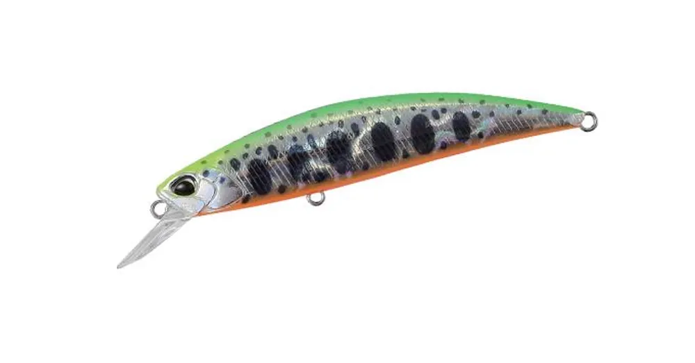 Duo Spearhead Ryuki 80S 8cm 12gr ADA4140 Lime Yamame OB wobbler Beperkt Aanbod