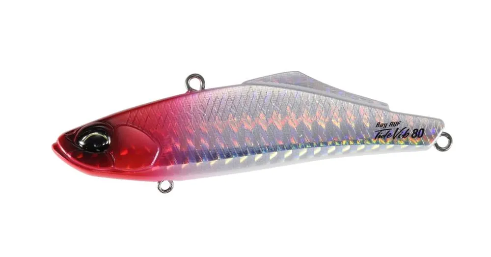 Hoge Kwaliteit Duo Bayruf Tide Vib 80 8cm 25gr AHA0001 Red Head Holo wobbler