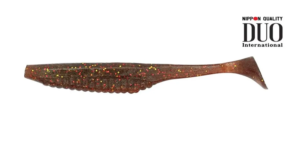 Duo Realis Versa Shad 4" 10cm F079 Dark Motor Oil UV plasztik csali 7 db/csg Op = Op