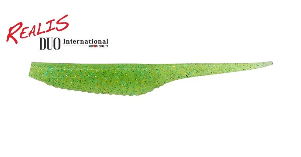 Goedkoop Duo Realis Versa Pintail 4" 10cm F084 Lime Chartreuse UV plasztik csali 7 db/csg