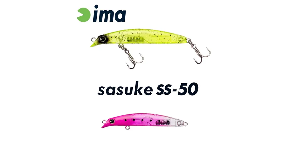 Ima Sasuke SS-50 50mm 1.7g 011 Pink Shirasu wobbler Gratis Retour
