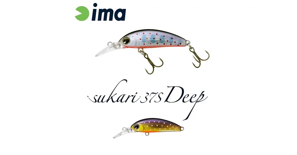 Laatste Versie Ima Sukari 37S Deep 37mm 3g 012 Char wobbler