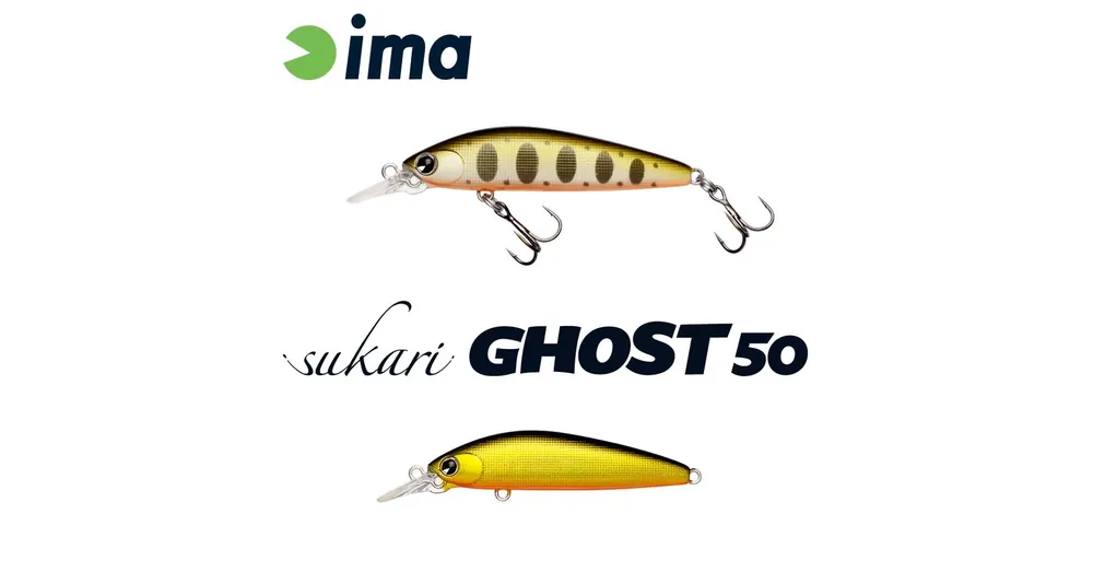 Nu Kopen Ima Sukari Ghost 50SU 50mm 3.2g 002 Gold Black wobbler