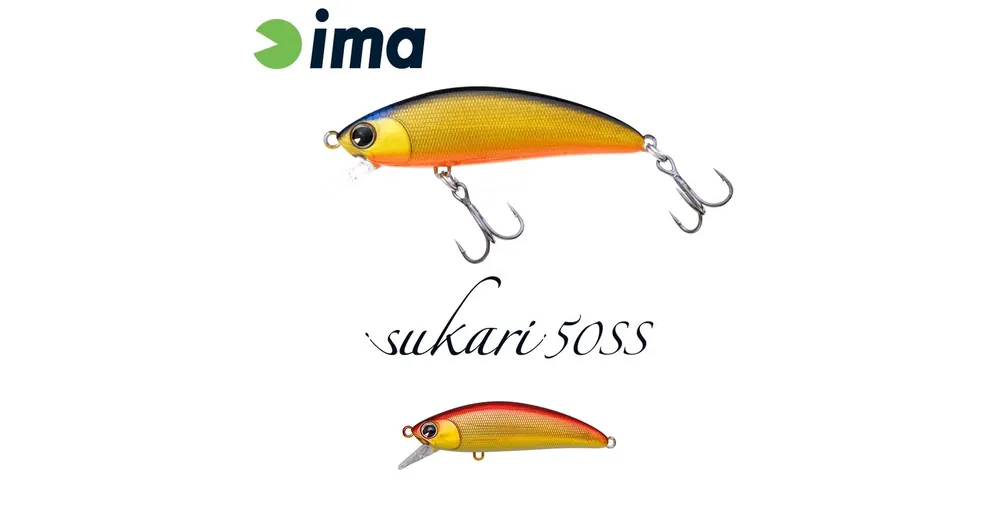 Fabrieksprijs Ima Sukari 50SS 50mm 5g 101 Akagane wobbler