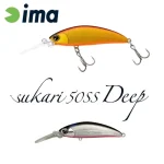 Aanbieding Ima Sukari 50SS Deep 50mm 5g 106 Silver Back wobbler