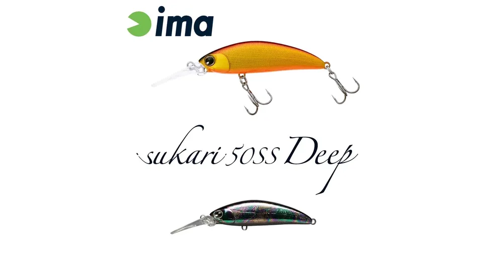 Ima Sukari 50SS Deep 50mm 5g 114 Titanium Black wobbler Koop Online