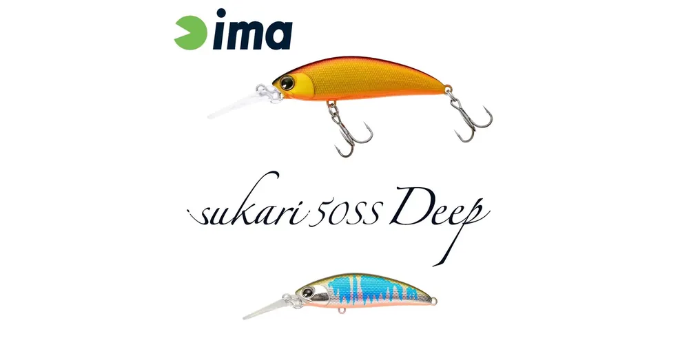 Gratis Retour Ima Sukari 50SS Deep 50mm 5g 116 Oikawa Orange Berry wobbler