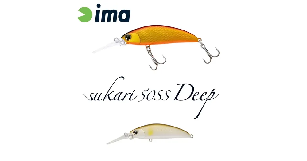 Populair Ima Sukari 50SS Deep 50mm 5g 117 Pearl Ayu wobbler