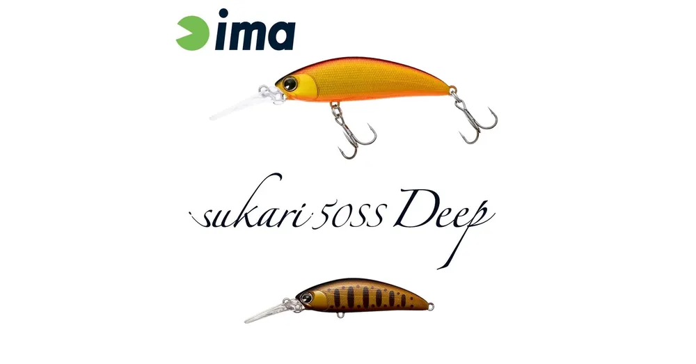 Koop Online Ima Sukari 50SS Deep 50mm 5g 125 Smoked Gold Blackberry wobbler