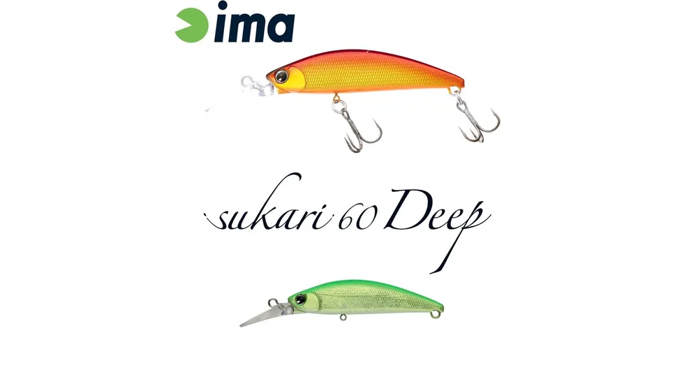 Hoge Kwaliteit Ima Sukari 60 Deep 60mm 8g 016 Melon wobbler