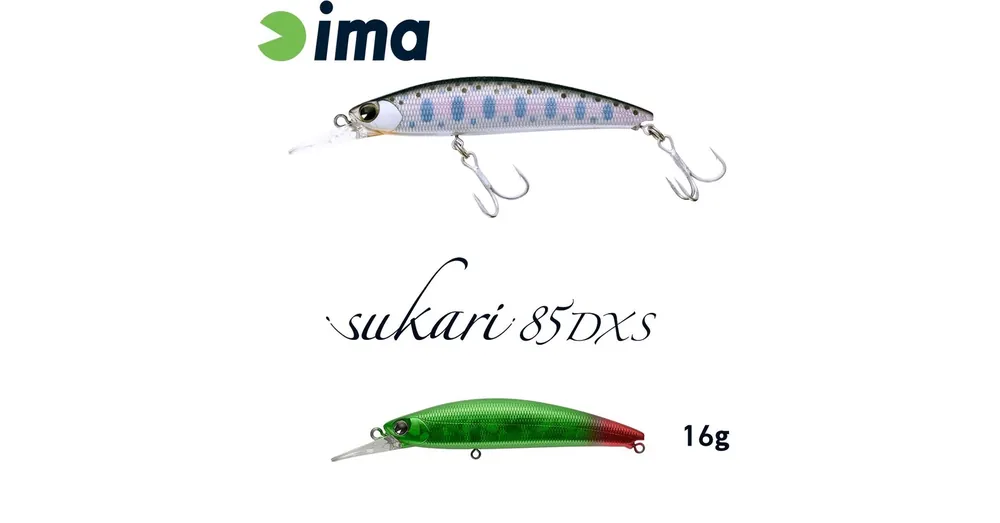 Korting Ima Sukari 85DXS 83mm 16g 015 H Peacock Green wobbler