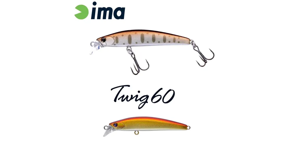 Ima Twig 60S 60mm 6.5g 001 Gold Purple Back wobbler Koop Vandaag