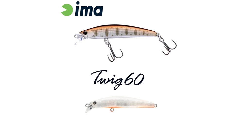 Ima Twig 60S 60mm 6.5g 011 Pearl Orange Belly wobbler Lage Prijs
