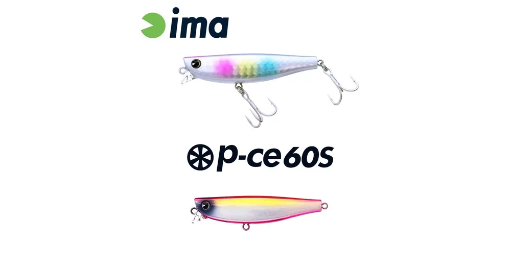 Ima P-CE 60S 60mm 10g 020 Pink & Pink wobbler Hete Deal