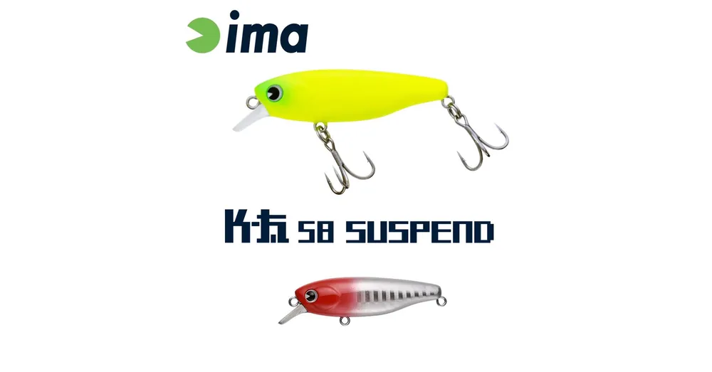Ima K-Fat 58 Suspend 58mm 8g 001 Red Head wobbler Koop Vandaag