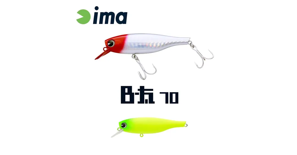 Hoge Kwaliteit Ima B-Fat 70S 70mm 8g 214 Mat Chart wobbler