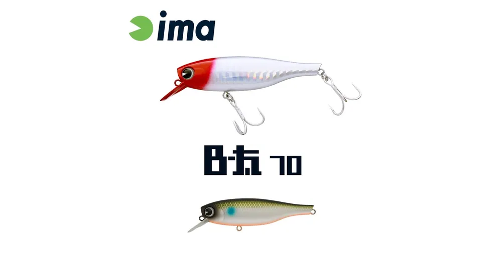 Fabrieksprijs Ima B-Fat 70S 70mm 8g 222 Pearl Bora OB wobbler