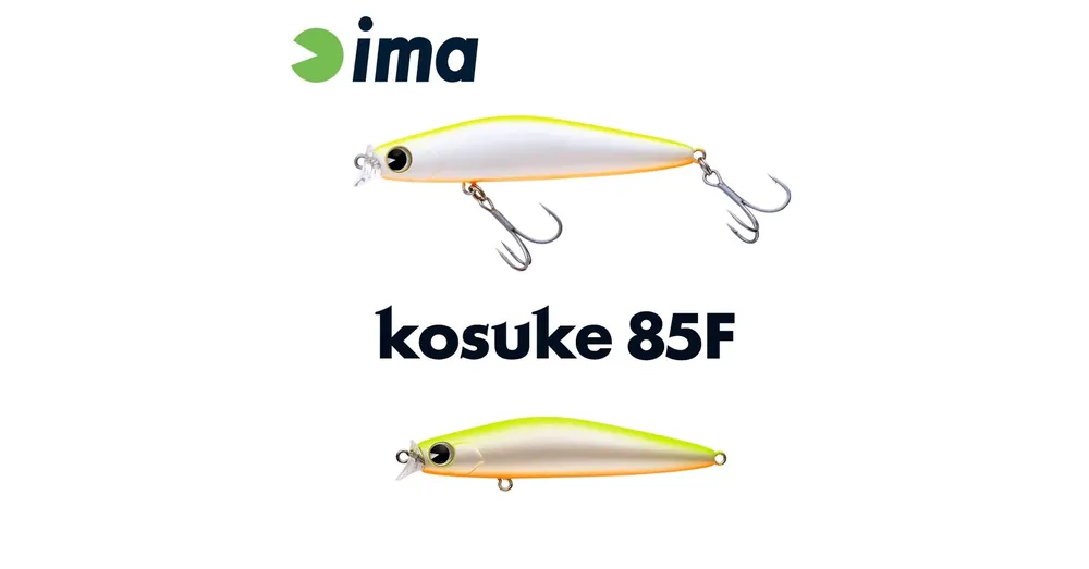Ima Kosuke 85F 85mm 11.5g 002 Chart Back Pearl wobbler Premium