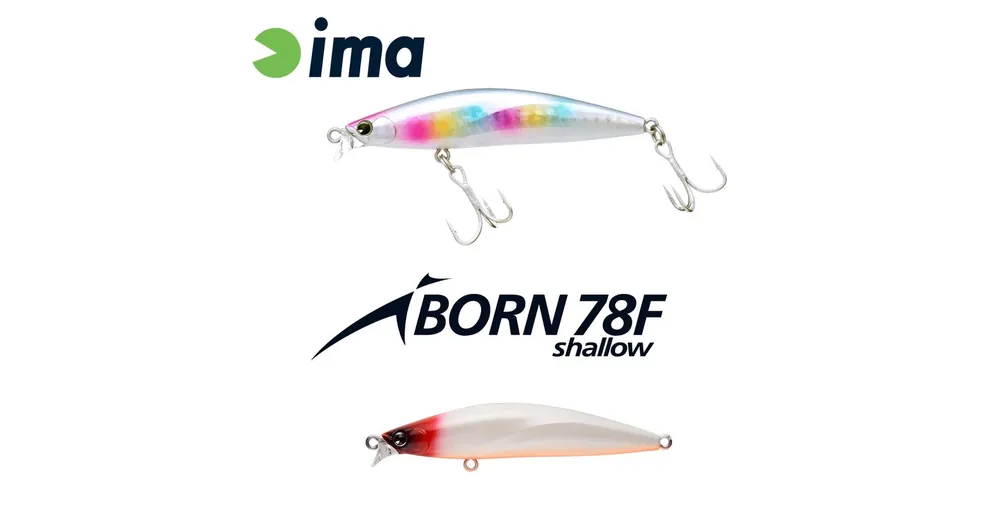 Bestel Nu Ima Iborn 78F Shallow 78mm 8.5g 002 Red Head Pearl OB wobbler